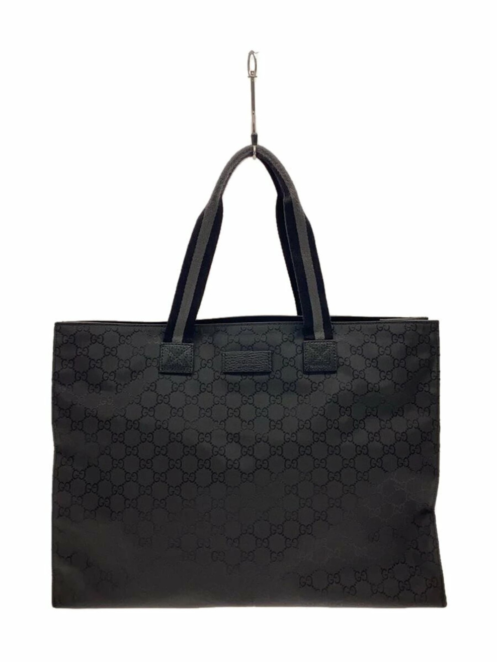 Gucci Monogram Imprime Tote Bag Black